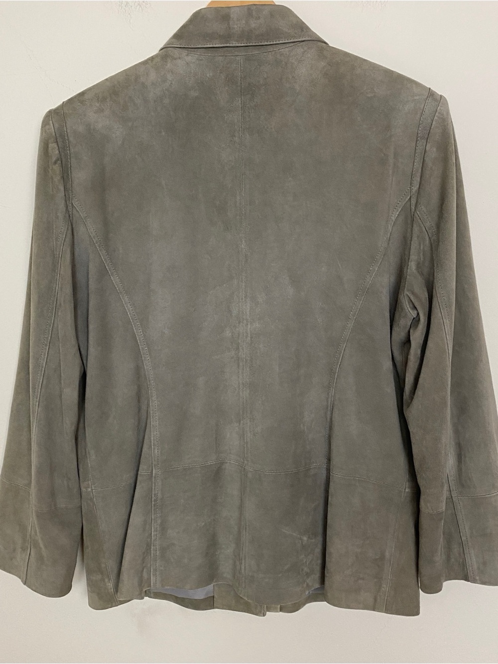 St John Sport GOAT Suede Jacket Sz L - Picture 3 of 8